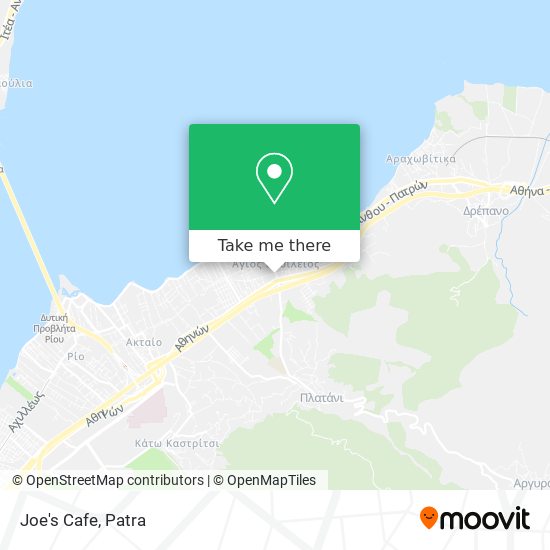 Joe's Cafe map