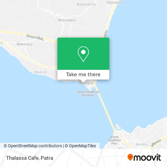 Thalassa Cafe map