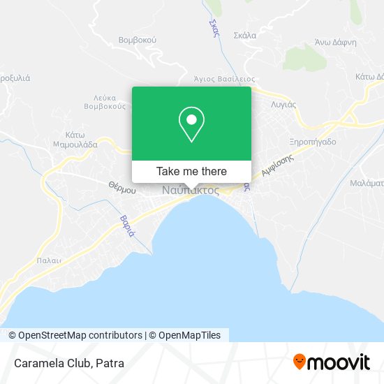 Caramela Club map