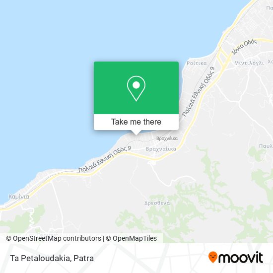 Ta Petaloudakia map