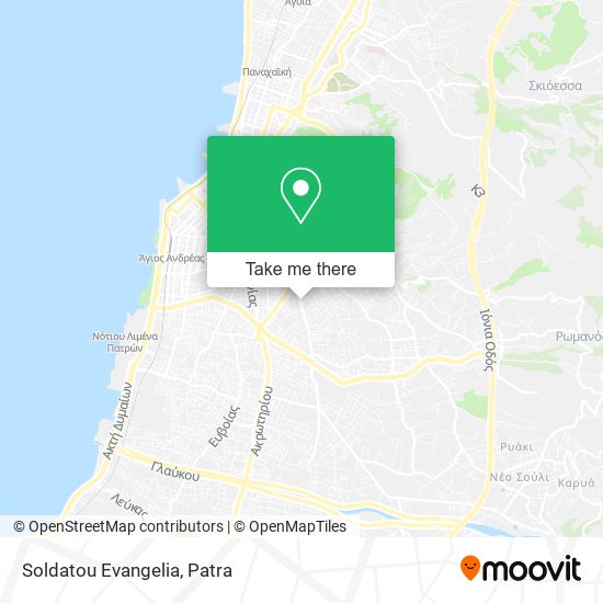 Soldatou Evangelia map
