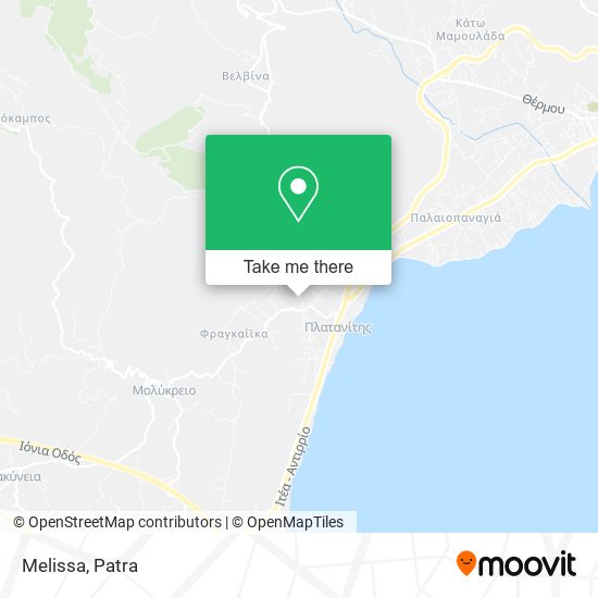 Melissa map