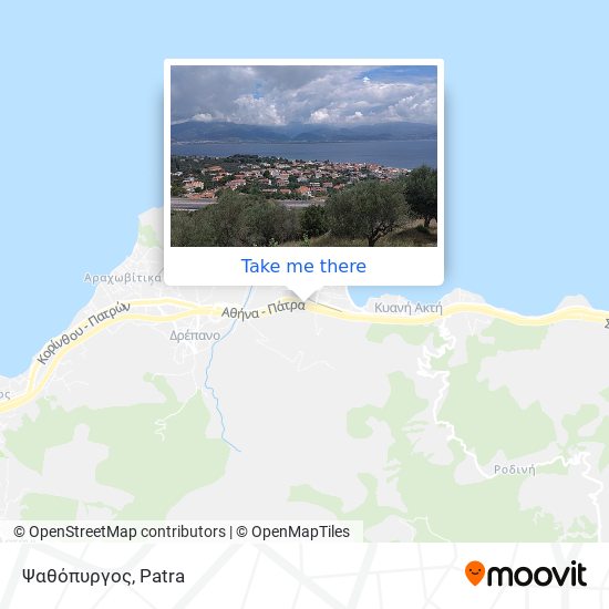 Ψαθόπυργος map
