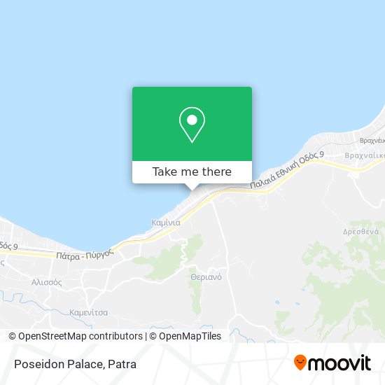 Poseidon Palace map