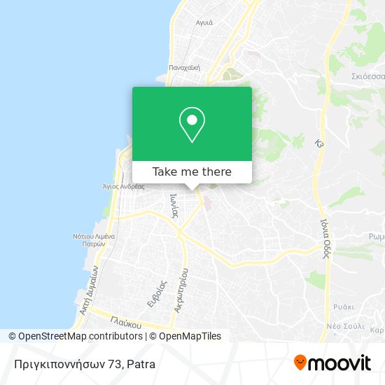 Πριγκιποννήσων 73 map