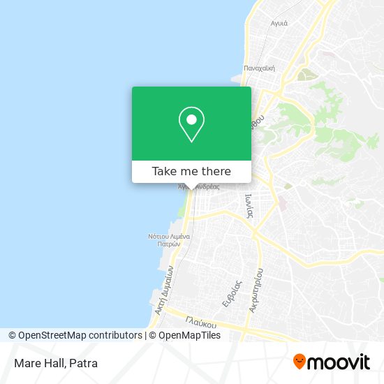 Mare Hall map