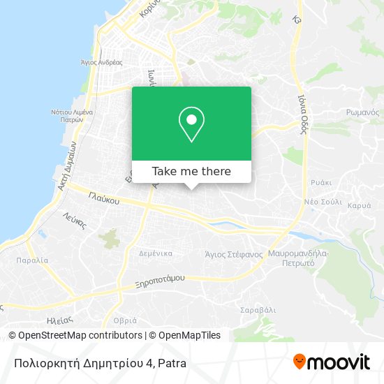 Πολιορκητή Δημητρίου 4 map