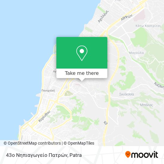 43ο Νηπιαγωγείο Πατρών map