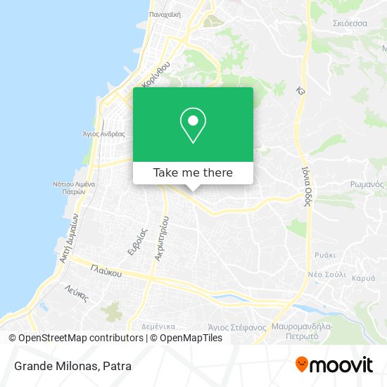 Grande Milonas map