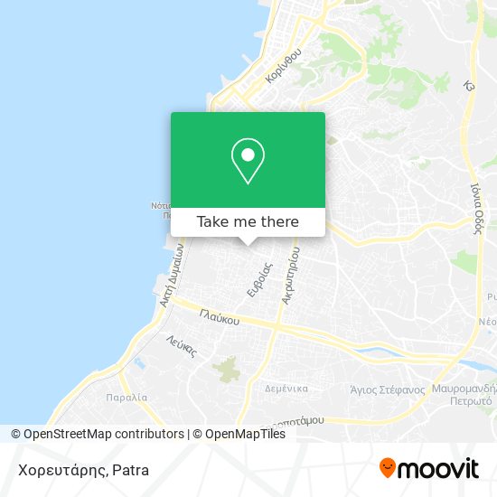Χορευτάρης map