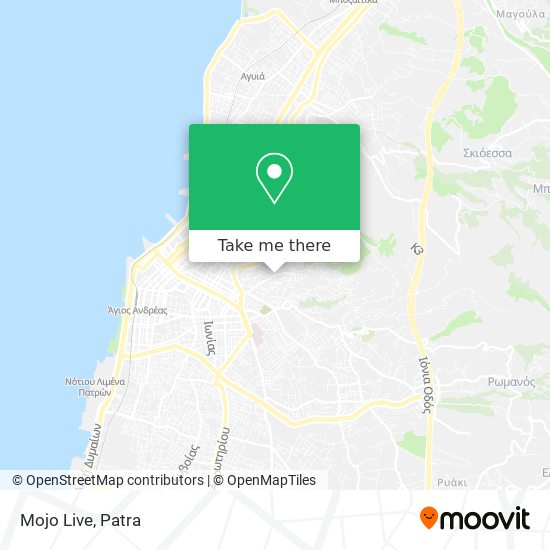 Mojo Live map