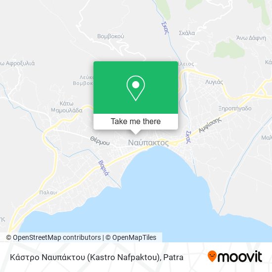 Κάστρο Ναυπάκτου (Kastro Nafpaktou) map