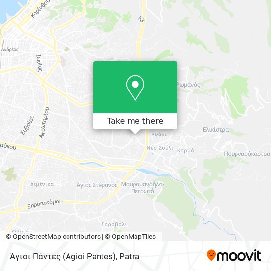 Άγιοι Πάντες (Agioi Pantes) map