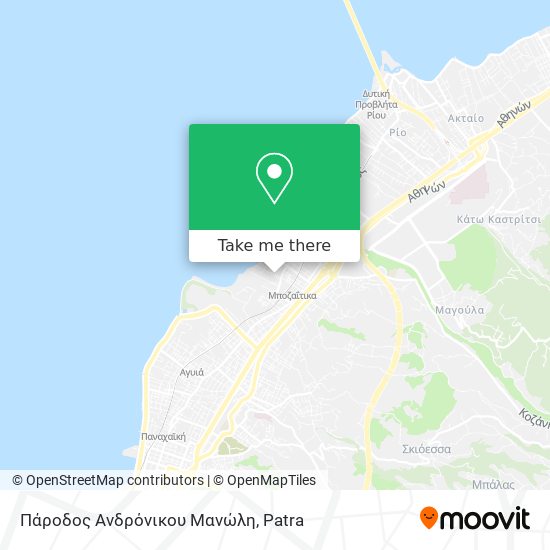 Πάροδος Ανδρόνικου Μανώλη map