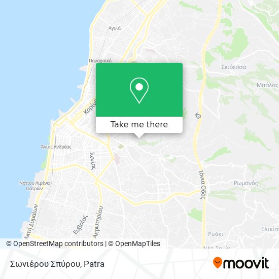 Σωνιέρου Σπύρου map