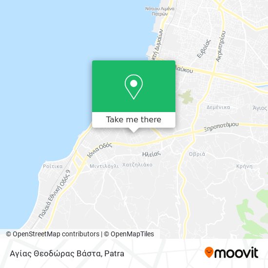 Αγίας Θεοδώρας Βάστα map