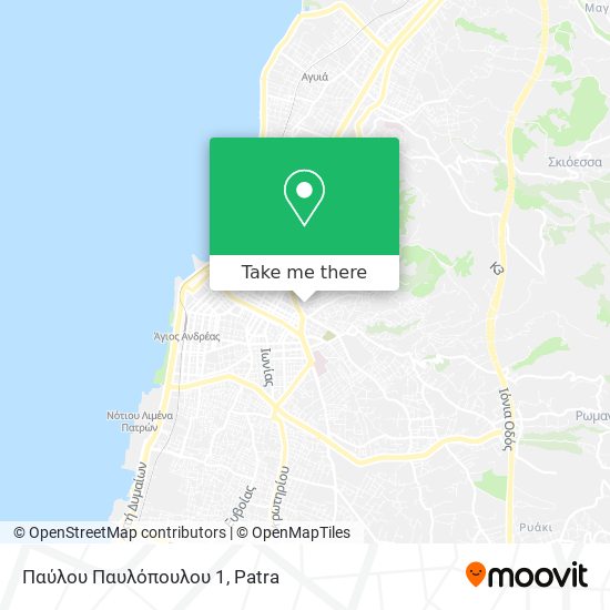 Παύλου Παυλόπουλου 1 map