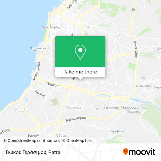 Βώκου Γεράσιμου map