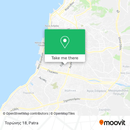 Τορώνης 18 map