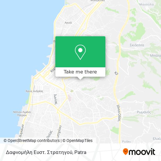 Δαφνομήλη Ευστ. Στρατηγού map