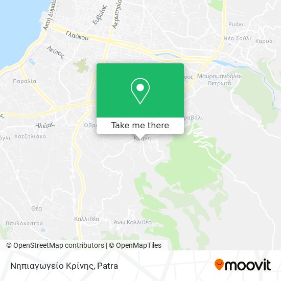 Νηπιαγωγείο Κρίνης map