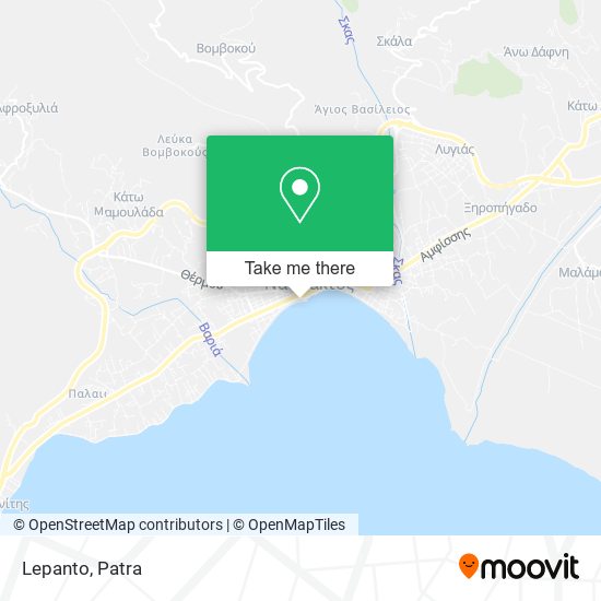 Lepanto map