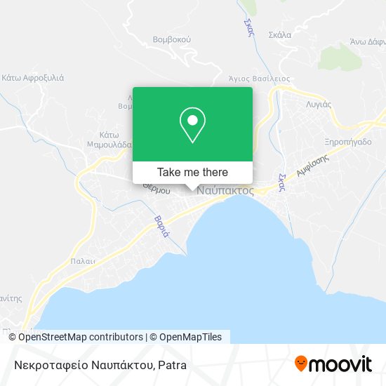 Νεκροταφείο Ναυπάκτου map