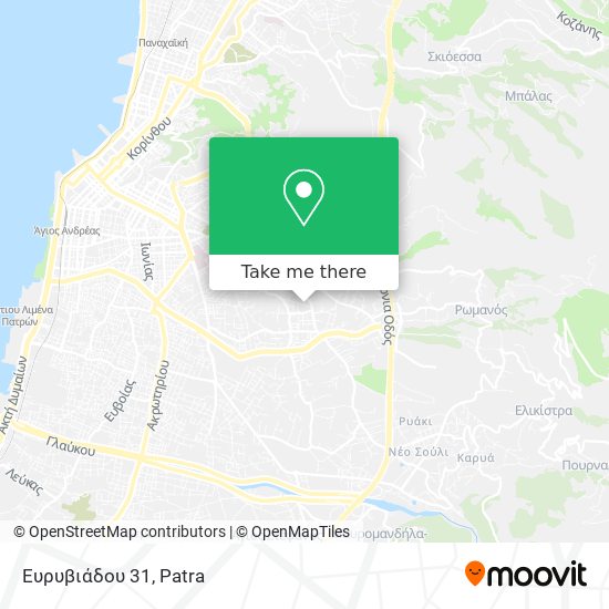 Ευρυβιάδου 31 map