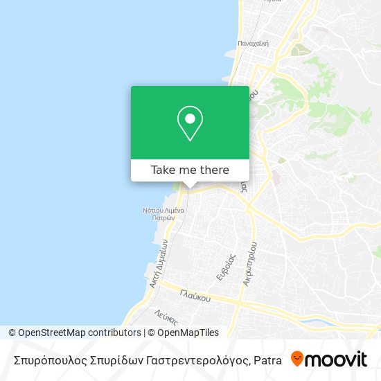 Σπυρόπουλος Σπυρίδων Γαστρεντερολόγος map