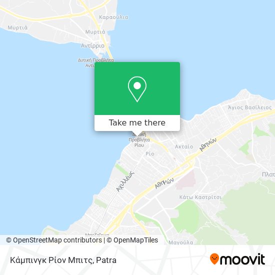 Κάμπινγκ Ρίον Μπιτς map