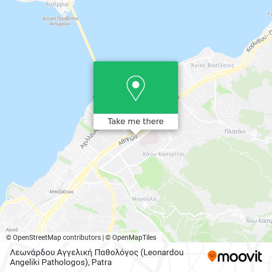 Λεωνάρδου Αγγελική Παθολόγος (Leonardou Angeliki Pathologos) map