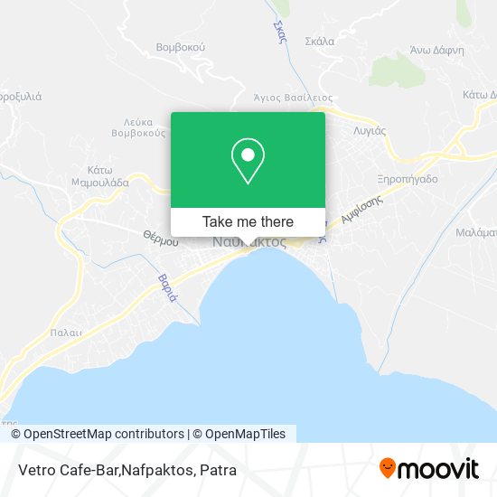 Vetro Cafe-Bar,Nafpaktos map