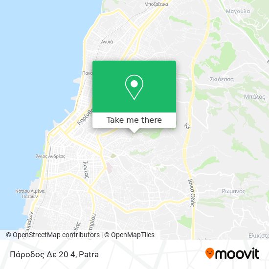 Πάροδος Δε 20 4 map