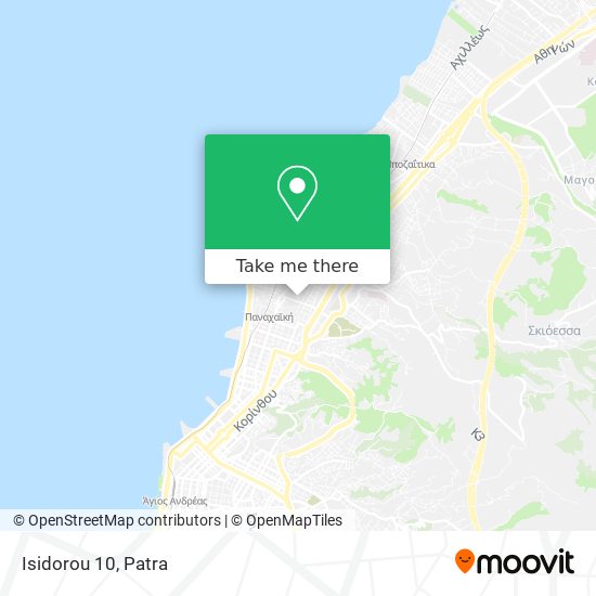 Isidorou 10 map