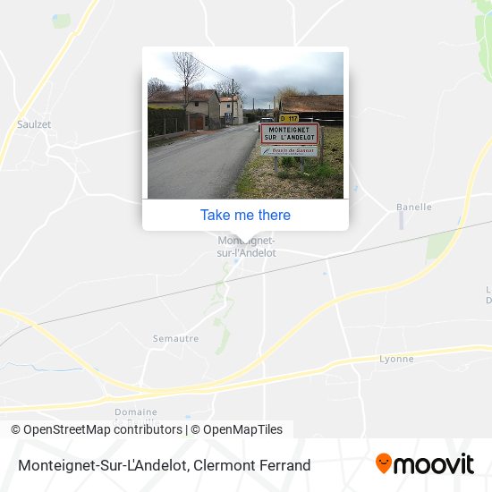 Monteignet-Sur-L'Andelot map