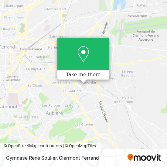 Gymnase René Soulier map