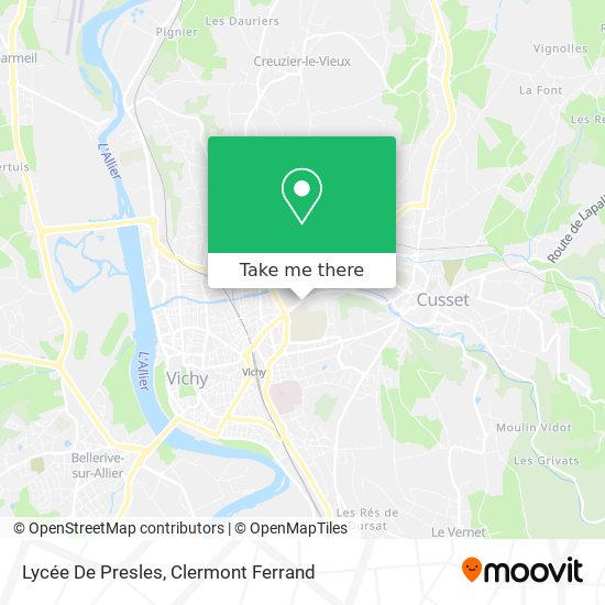 Lycée De Presles map