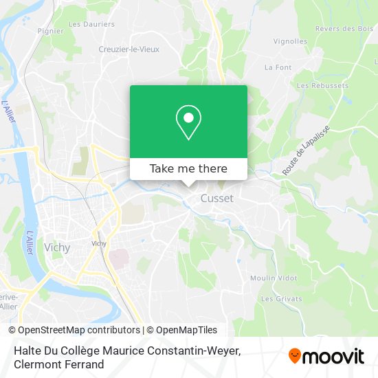 Halte Du Collège Maurice Constantin-Weyer map