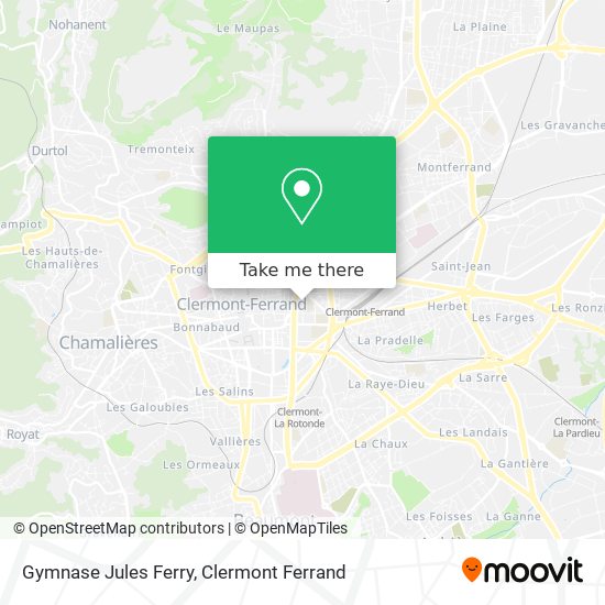 Gymnase Jules Ferry map