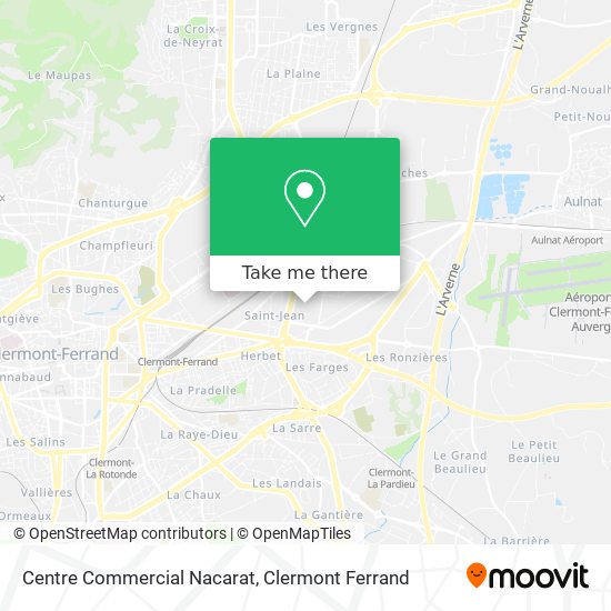 Centre Commercial Nacarat map