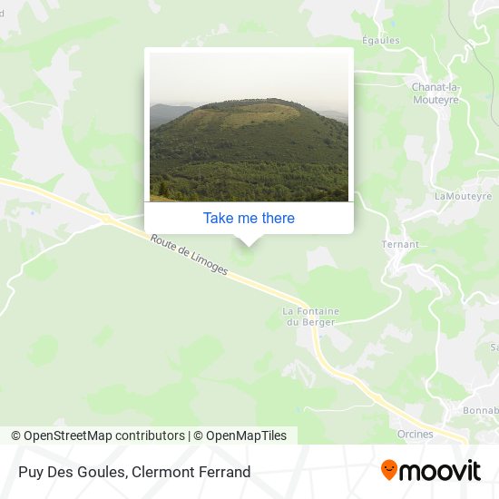 Puy Des Goules map