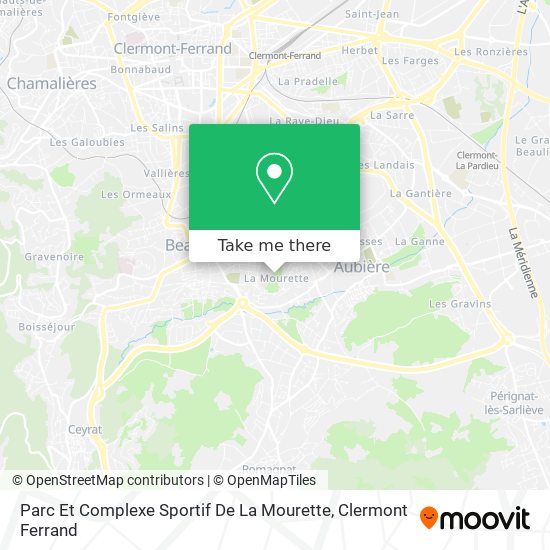 Mapa Parc Et Complexe Sportif De La Mourette