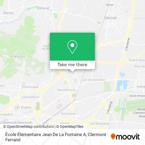 École Élémentaire Jean De La Fontaine A map