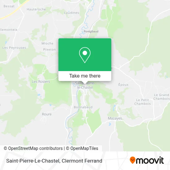Saint-Pierre-Le-Chastel map