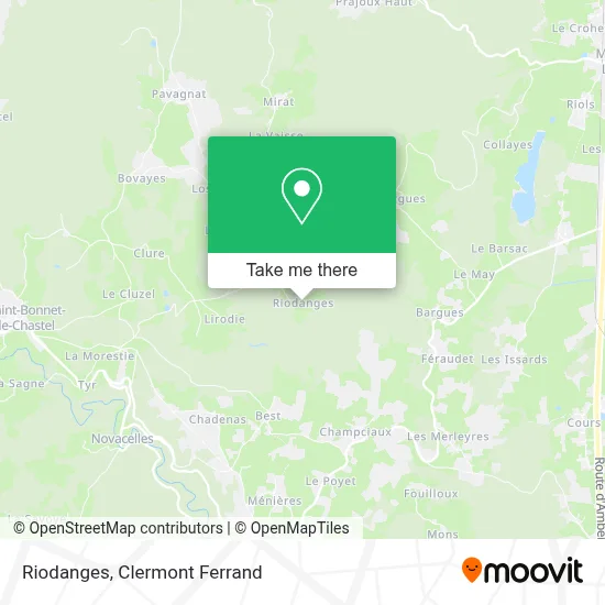 Riodanges map
