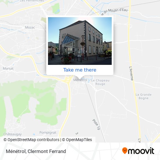 Ménétrol map