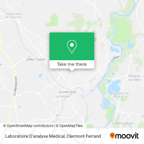 Laboratoire D'analyse Médical map
