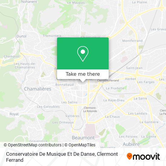 Mapa Conservatoire De Musique Et De Danse