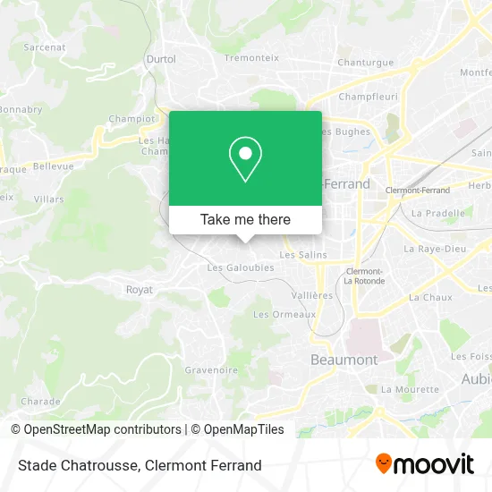 Stade Chatrousse map