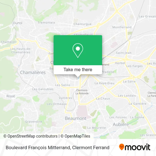 Boulevard François Mitterrand map